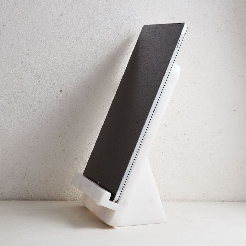 Marble Cookbook Stand West Elm UK